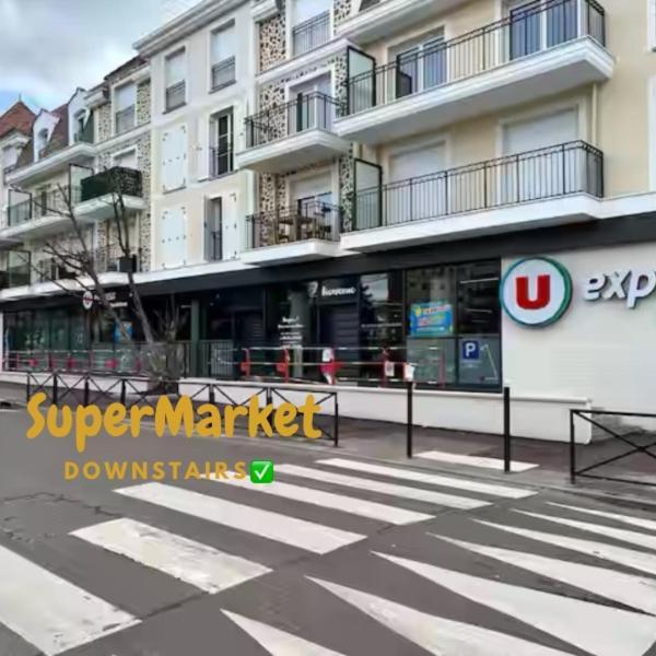 Studio Spacieux 4 Personnes Avec Terrasse Privee & Bureau - Gare A 4Min, Paris En 30Min Villiers-sur-Marne Exterior foto